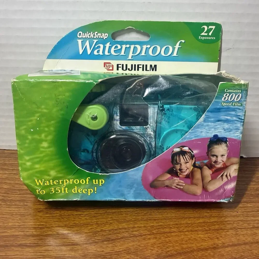 Fujifilm QuickSnap Waterproof 800 35mm Disposable Camera New